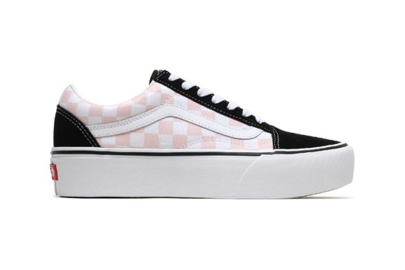 Vans Old Skool Platform Checkerboard Pink