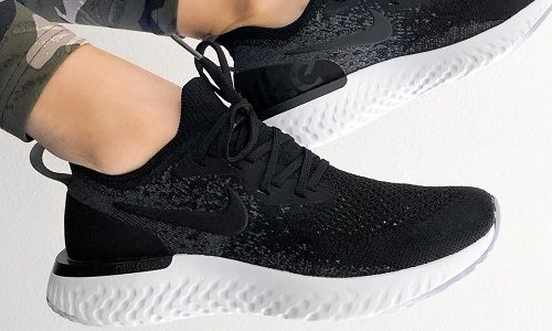 Nike Epic React Flyknit – Black / Dark Grey