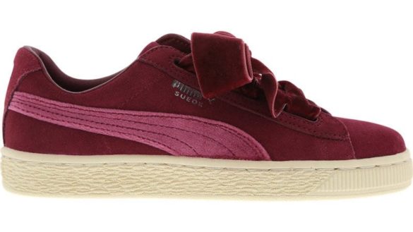 Puma Suede Heart Velvet Pack – Tibetan Red