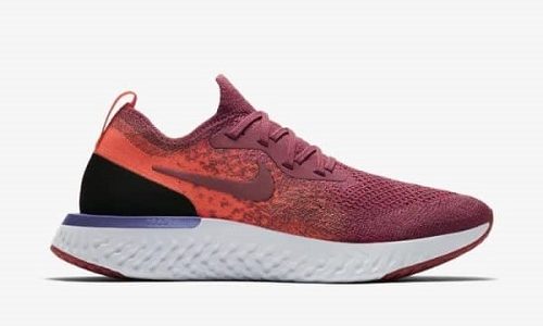 Nike Epic React Flyknit – Vintage Wine / Red Orbit