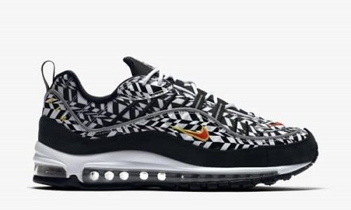 Nike Air Max 98 AOP – Black / White