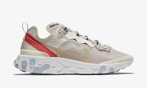 Nike React Element 87 Sail Light Bone