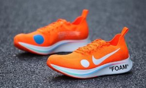 Off White x Nike Zoom Fly Mercurial Orange