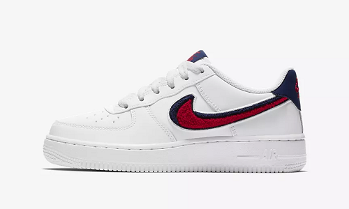 nike air force 1 lv8 blue and red