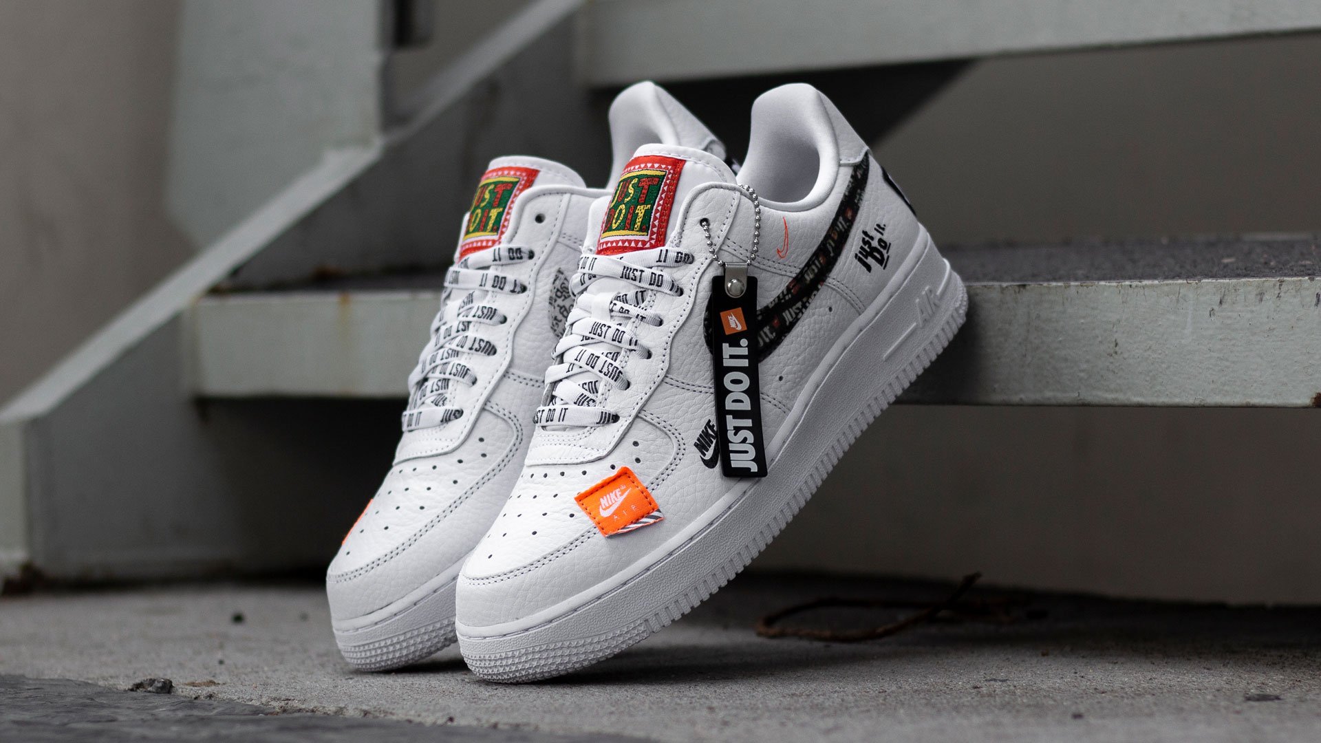 nike air force 1 prm just do it white