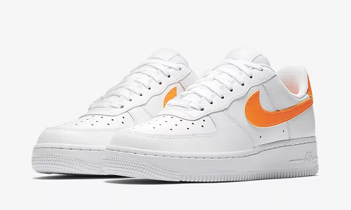 Nike Air Force 1 White Total Orange 