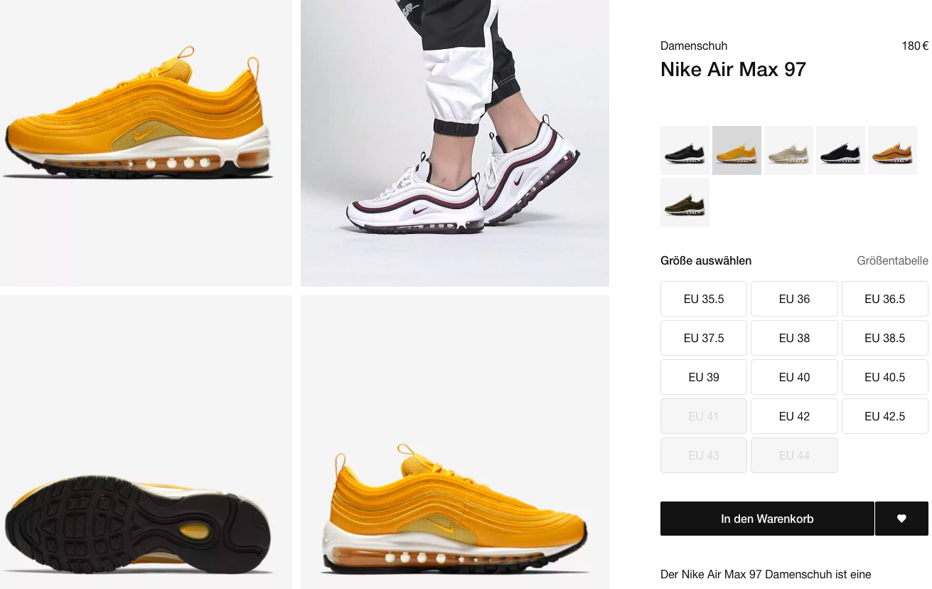 Nike Air Max 97 Mustard – Nike Sneaker 
