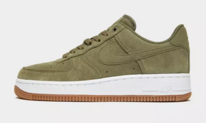 Nike Air Force 1 Suede Olive White Gum