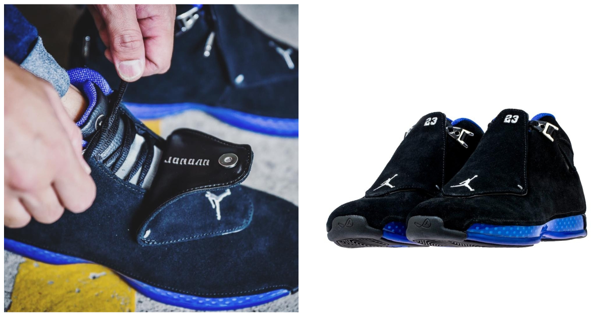 jordan 18 black blue