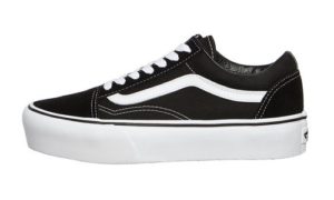 Vans Old Skool Platform Black White