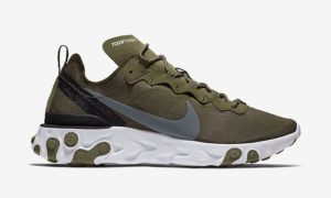 Nike React Element 55 Medium Olive