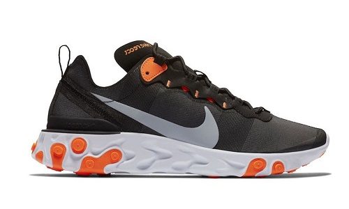 Nike React 55 Element Black Orange