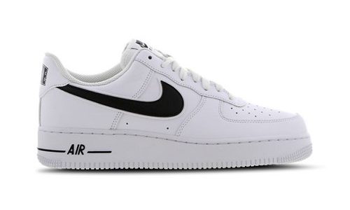air force ones white black swoosh
