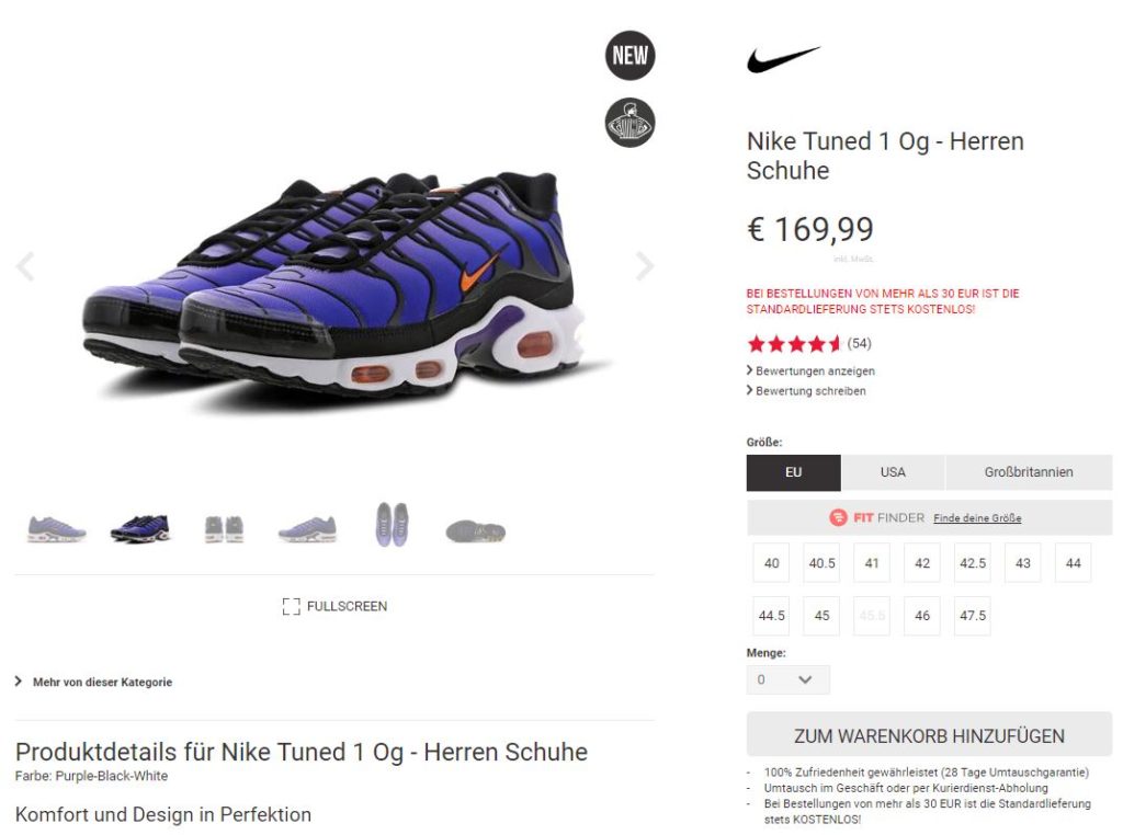 air max plus sneakers purple