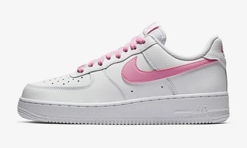nike air force white psychic pink