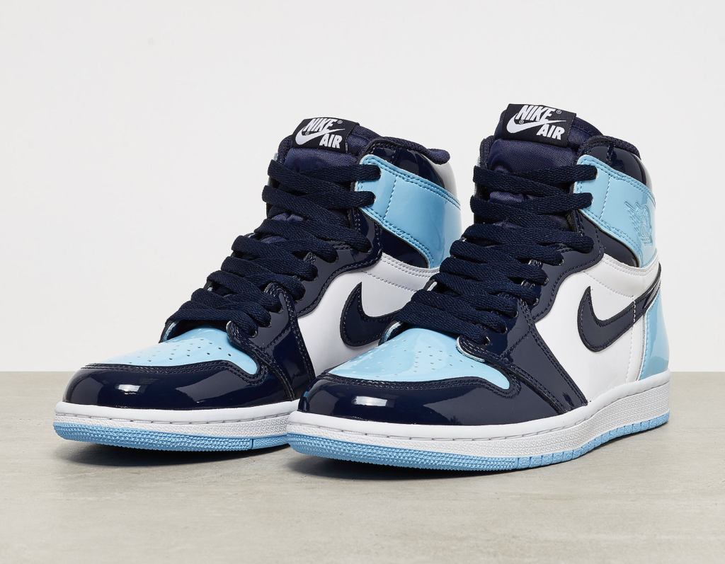 Nike Air Jordan 1 UNC Patent Blue Chill 