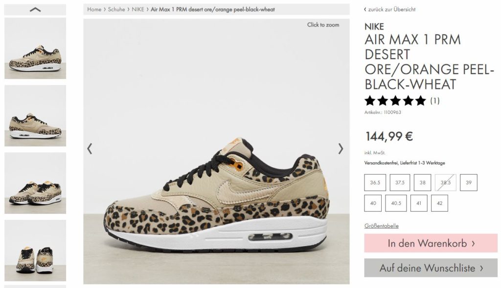 nike with leopard