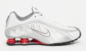 Nike Shox R-4 White Metallic