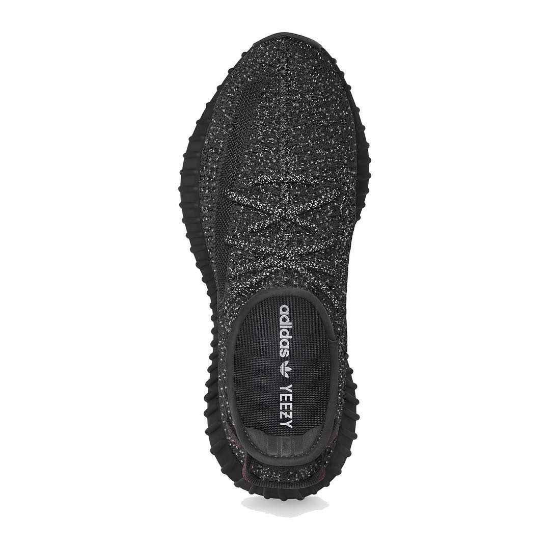 adidas black reflective yeezy