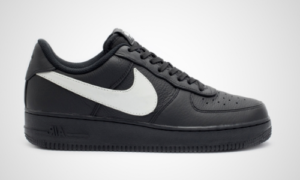 Nike Air Force 1 Black Big Swoosh