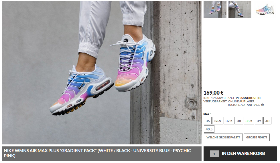 Nike Air Max Plus TN Rainbow – hier 