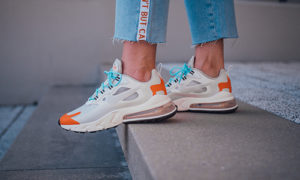 Nike Air Max 270 React Light Beige Chalk