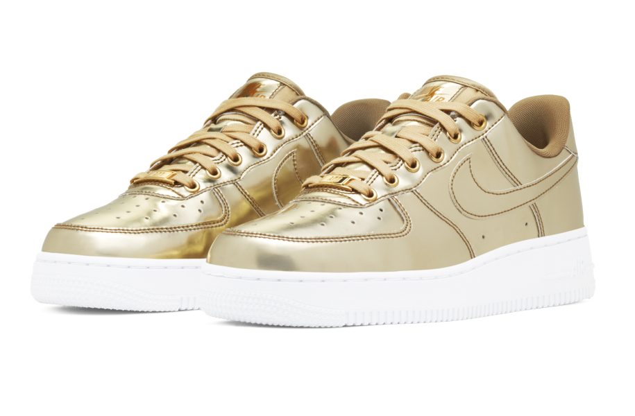 all gold air force ones