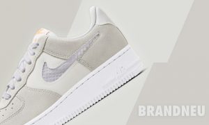 Nike Air Force 1 Transparent Swoosh Grey