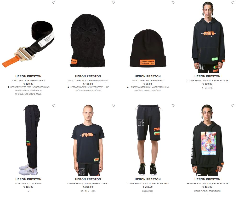 Heron Preston Sale