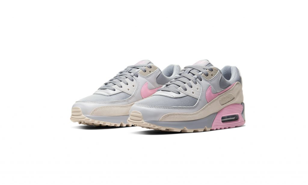 Nike-Air-Max-90-Grey-Pink-CW7483-001