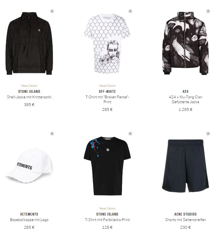 Die neuesten Produkte bei Farfetch