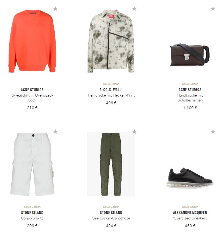 Die neuesten Produkte bei Farfetch