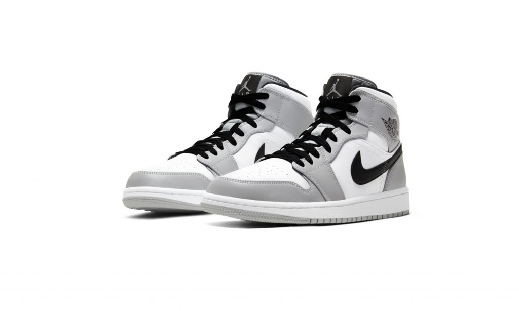 Nike Air Jordan 1 Mid White Smoke Grey 