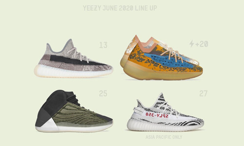 yeezy sneakers release 2020