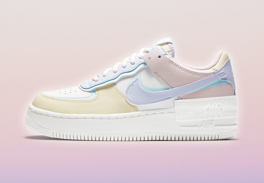 nike air force one multicolor pastel