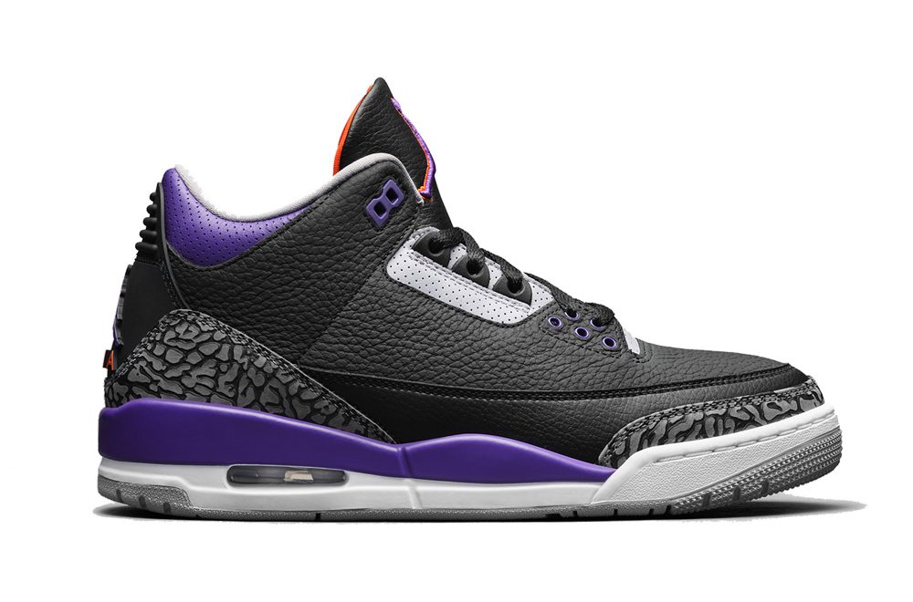Nike Air Jordan 3 Black Court Purple 
