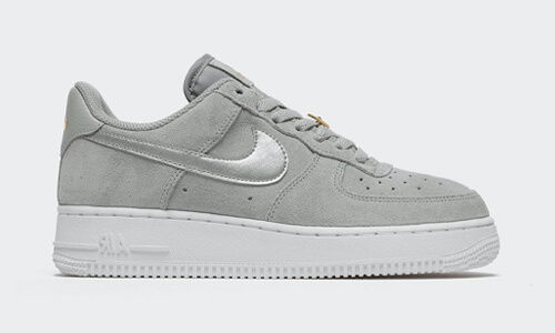 nike air force ones gray