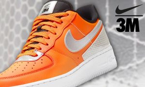 nike air force 1 3m orange CT2299-800