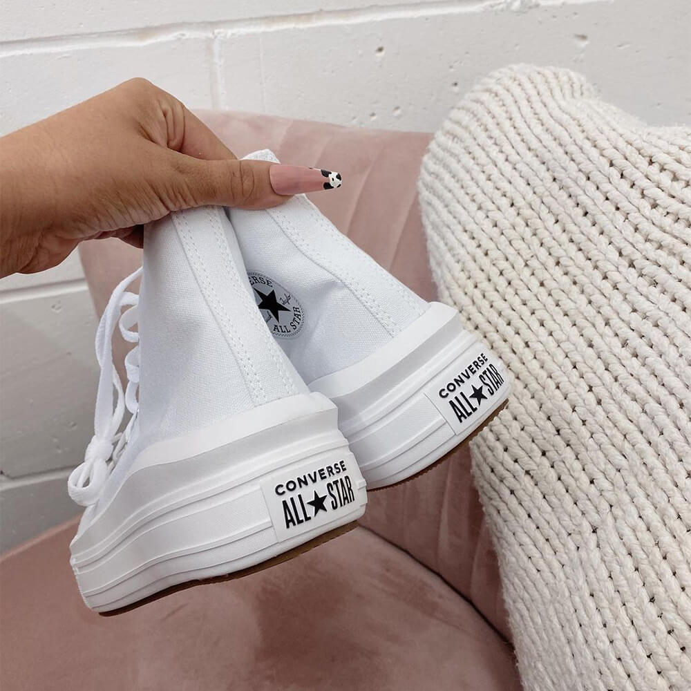 Converse Chuck Taylor All Star Move High White 568498C