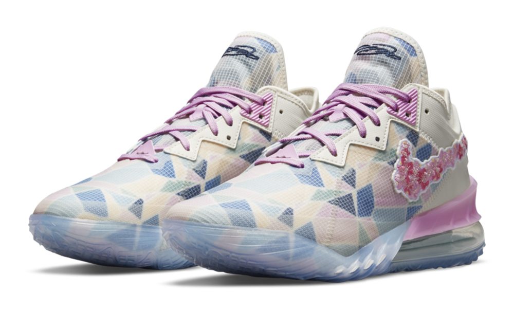 atmos-x-nike-lebron-18-Low-cherryblossom-CV7562-101