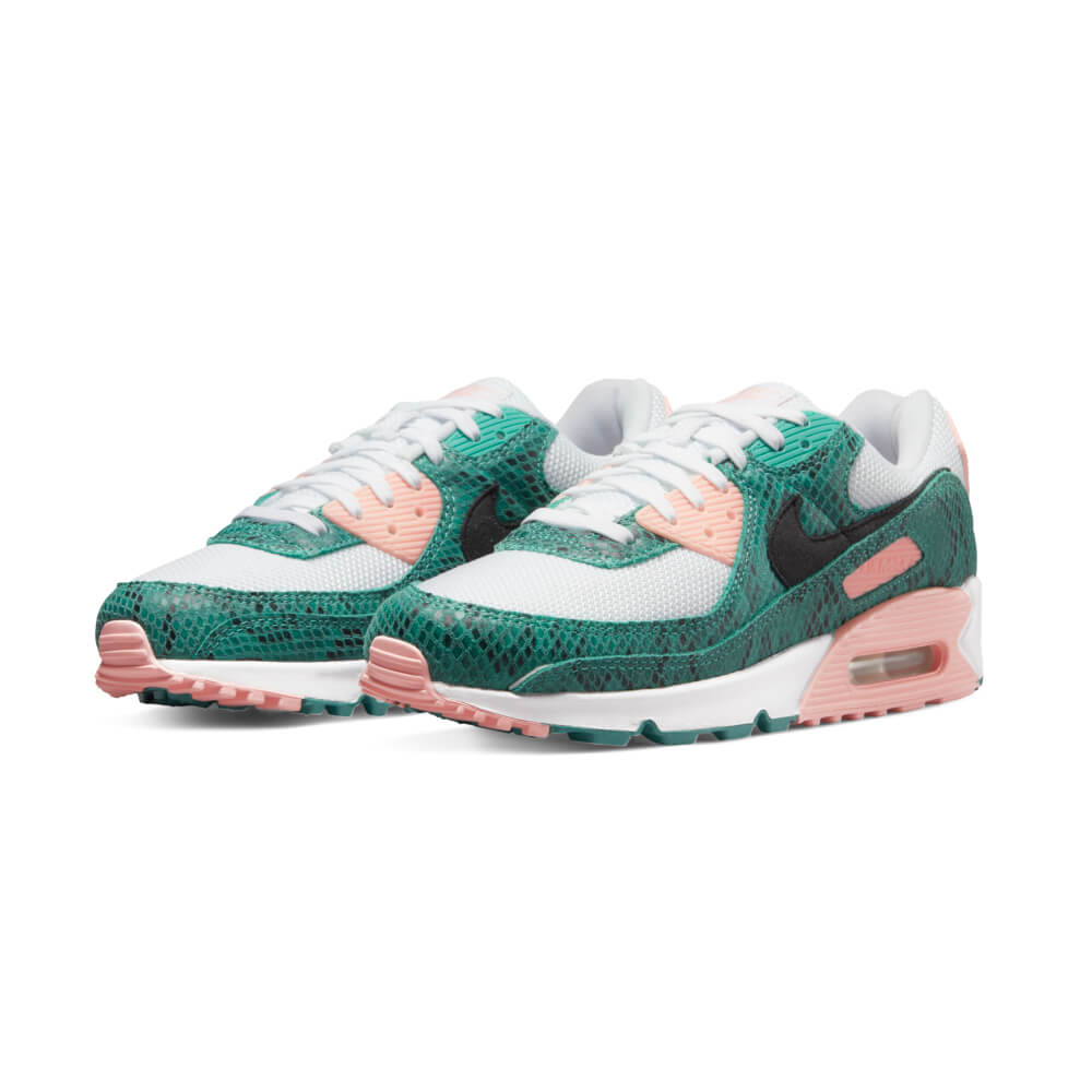 DR8575_300-Nike Air Max 90 Green Snakeskin