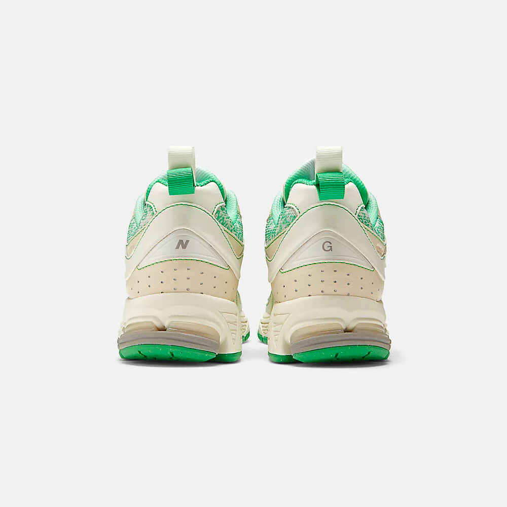 Ganni x New Balance 2002R Turtledove Island Green