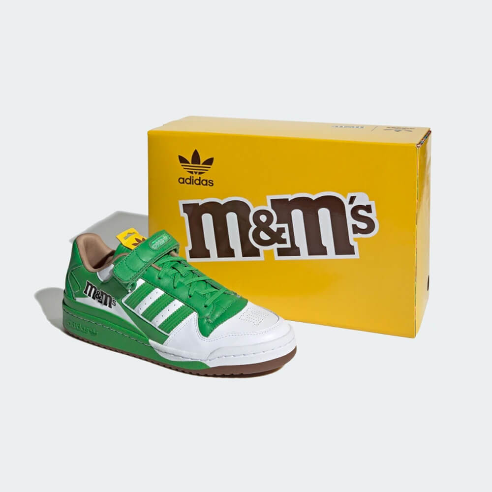 M&Ms x adidas Forum Low 84 Green