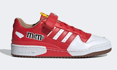 M&Ms x adidas Forum Low 84 Red