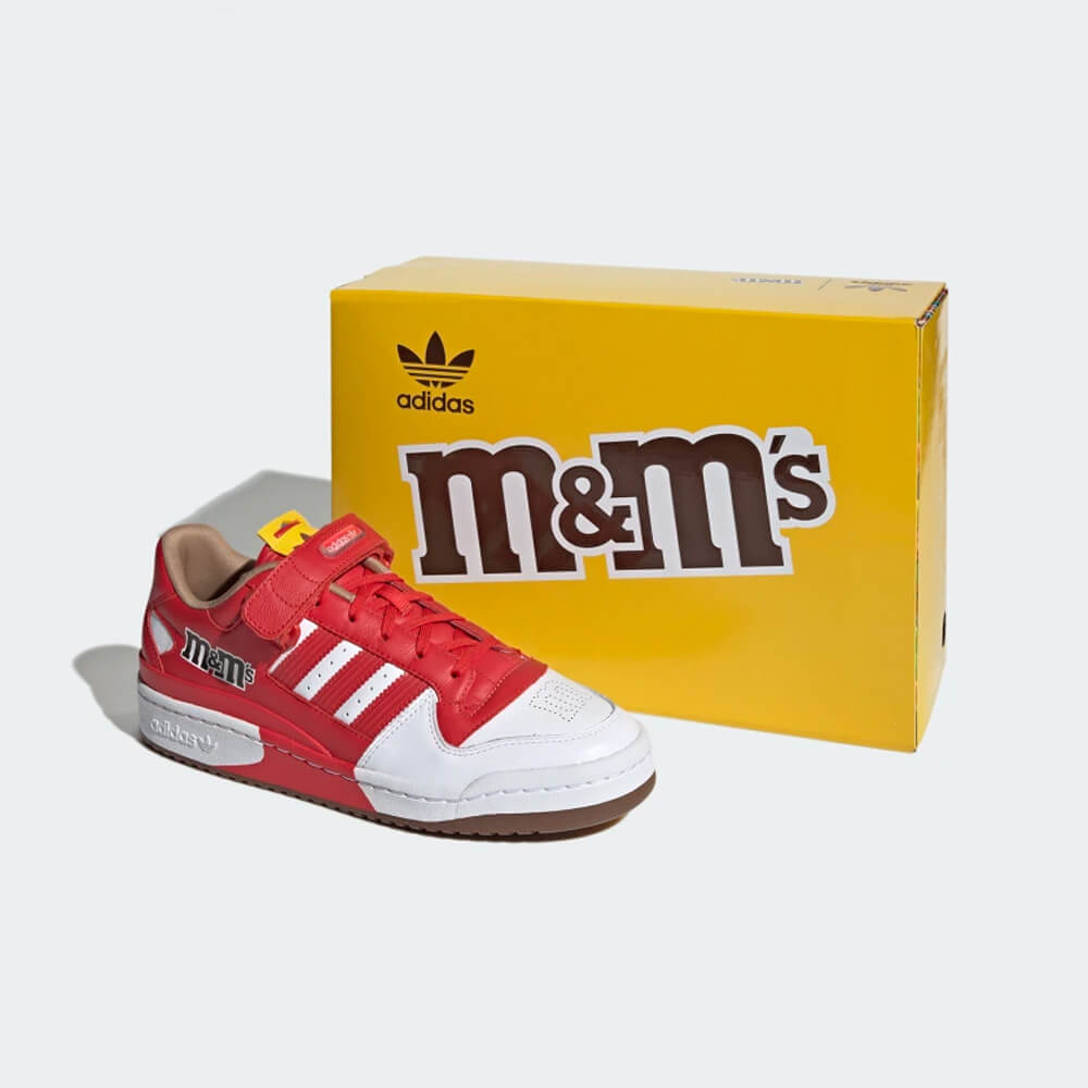 M&Ms x adidas Forum Low 84 Red