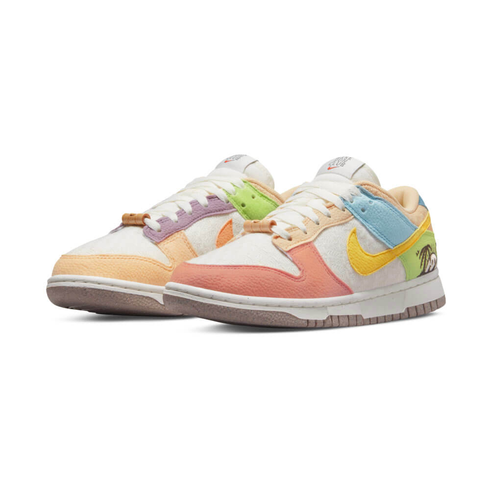 dq0265-100-Nike Dunk Low Sun Club Sanded Gold