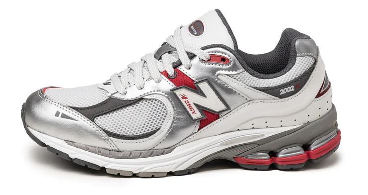 new balance 2002r silver red